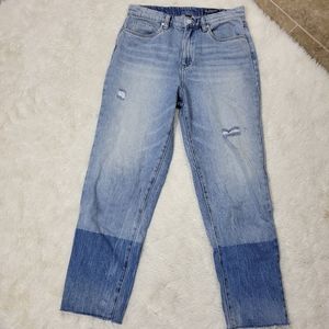 Blank NYC The High Rise Madison Crop jeans in color Sidelines size 29